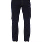Elegant Tricolor Stitched Men’s Jeans