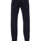 Elegant Tricolor Stitched Men’s Jeans