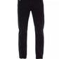 Chic Black Cotton Blend Jeans for Men