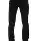 Elegant Tricolor Accent Men's Jeans