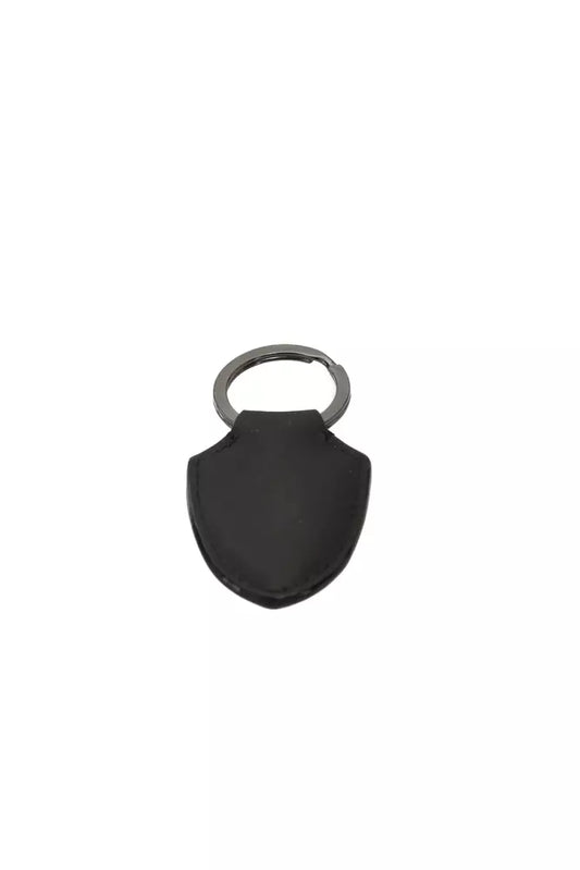 Exquisite Black Shield Logo Keyring