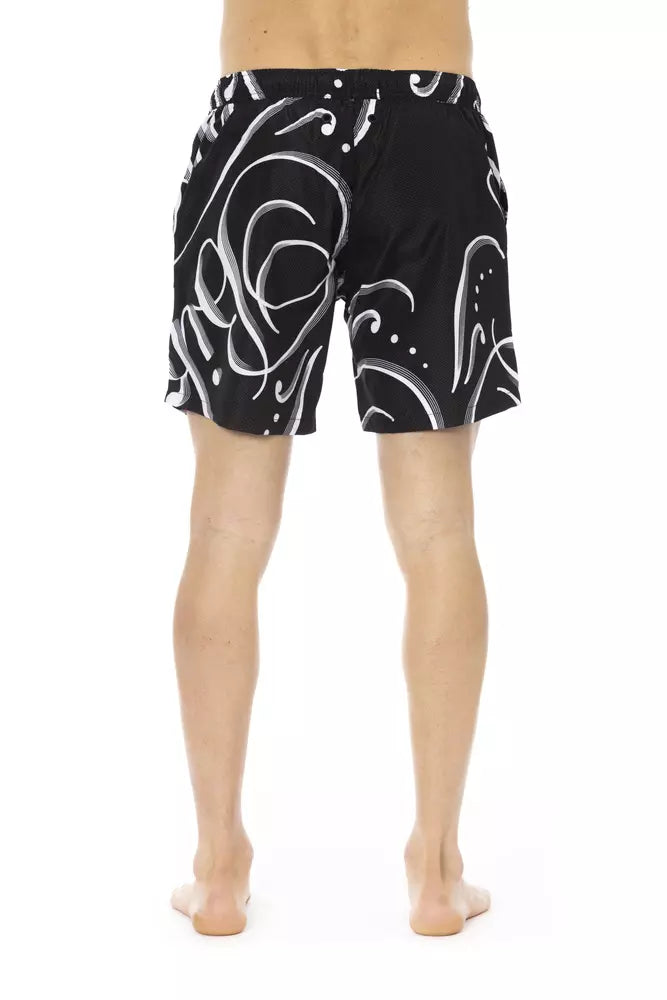 Sleek All-over Print Men's Swim Shorts