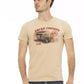 Beige Short Sleeve Luxury Tee