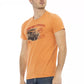 Elegant Orange Short Sleeve Tee