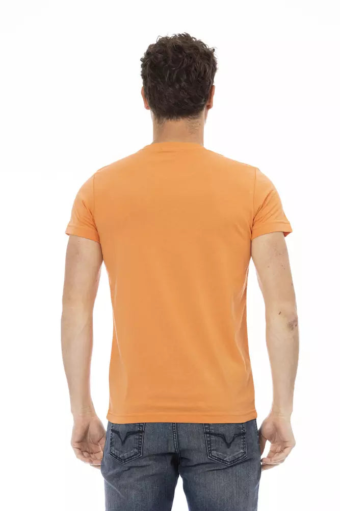 Elegant Orange Short Sleeve Tee