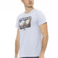 Elevated Casual Light Blue Tee for Men