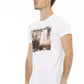 Chic White Tee with Stylish Front Print