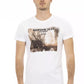 Chic White Tee with Stylish Front Print