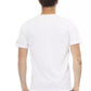 Chic White Short Sleeve Printed Tee