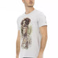 Chic Gray Short Sleeve Round Neck Tee