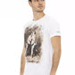 Elegant White Cotton Blend Tee