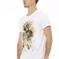 Elegant White Printed Tee for Men