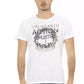 Chic White Tee with Front Print