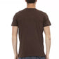 Elegant Brown Short Sleeve Tee