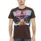 Elegant Brown Short Sleeve Tee
