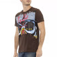 Elegant Brown Short Sleeve Tee