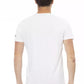 Elegant White Tee with Graphic Charm