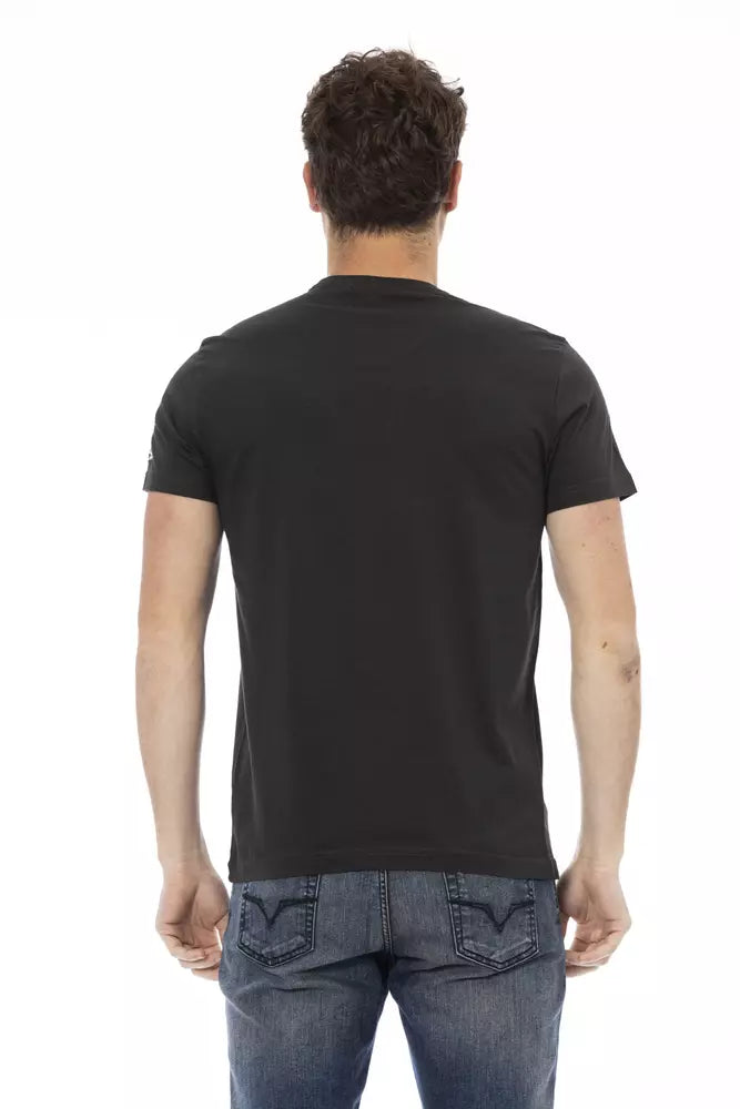 Elevated Casual Black Short Sleeve Tee