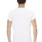 Elegant White Tee with Artful Front Print