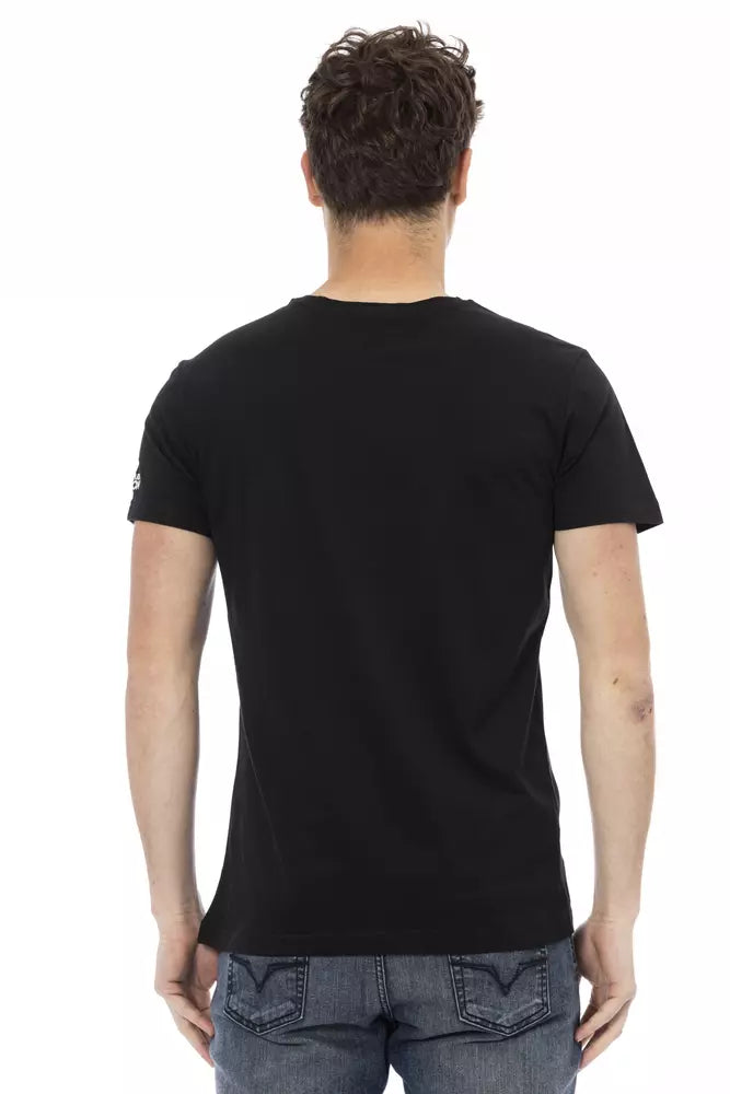 Sleek Cotton-Blend Round Neck Tee