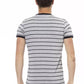 Elegant Gray T-Shirt with Chic Front Print