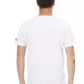 Elegant White Cotton Blend Tee for Men