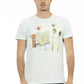 Elegant Light Blue Designer Action Tee
