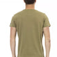 Emerald Hues Short Sleeve Round Neck Tee