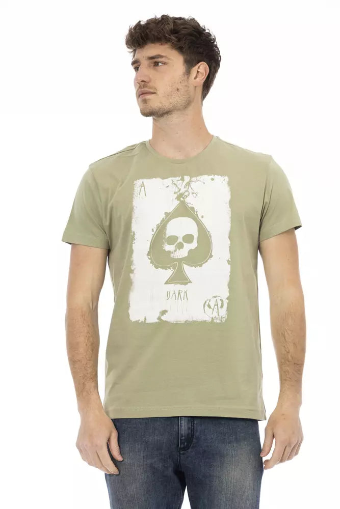 Emerald Green Short Sleeve Fashion Tee