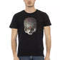 Elevated Casual Black Tee - Short Sleeve & Round Neck