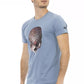 Light Blue Chic Cotton Blend Tee