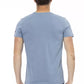 Light Blue Chic Cotton Blend Tee