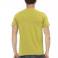 Green Short Sleeve Tee with Graphic Charm
