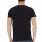 Sleek Black Cotton Blend Tee