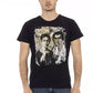 Sleek Black Tee with Exclusive Front Print