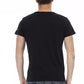 Sleek Black Tee with Exclusive Front Print