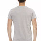 Elegant Gray Short Sleeve T-Shirt