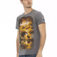 Chic Gray Short Sleeve Round Neck Tee