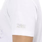 Chic V-Neck Tee with Bold Front Print