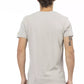 Elegant V-Neck Tee with Exclusive Front Print