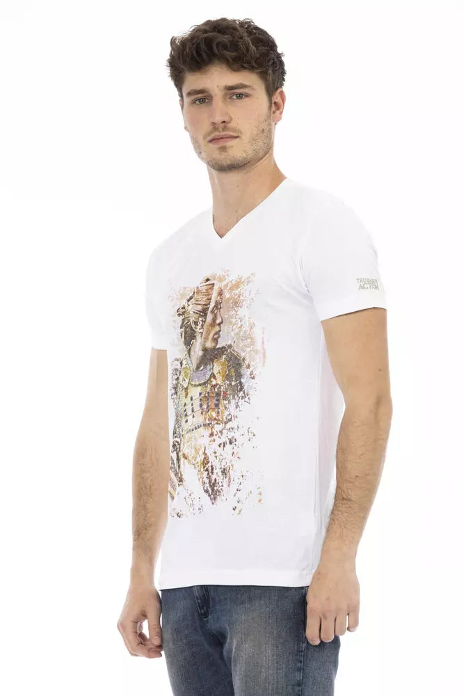 Elegant V-Neck Short Sleeve T-Shirt