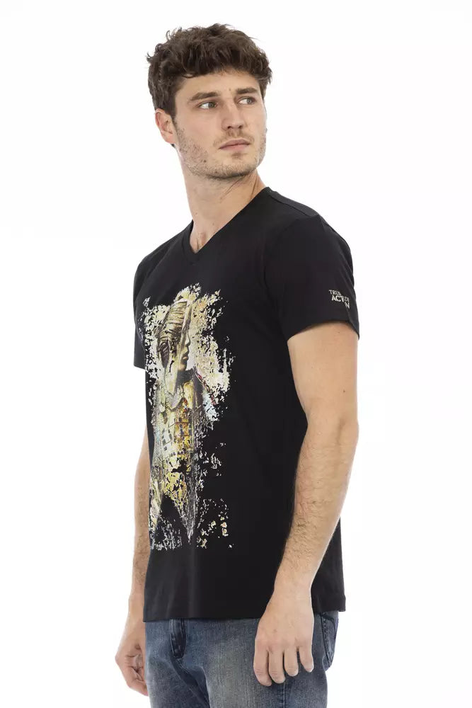 Elegant Short Sleeve V-Neck Tee