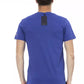 Elegant V-Neck Tee with Chic Front Print