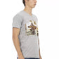 Essential V-Neck Tee with Graphic Charm