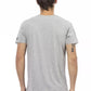 Essential V-Neck Tee with Graphic Charm