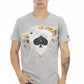 Chic V-Neck T-Shirt with Signature Print