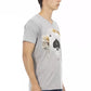 Chic V-Neck T-Shirt with Signature Print