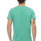 Elegant V-Neck Tee in Lush Green
