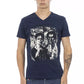 Chic V-Neck Cotton Blend Tee
