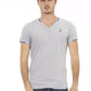 Classic V-Neck Cotton Blend Tee